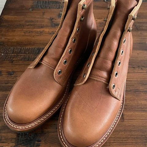 View photo of Truman Plain Toe Boot in British Tan Grizzly