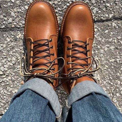 View photo of Truman Plain Toe Boot in British Tan Grizzly