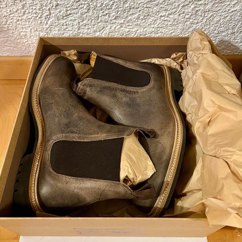 Meermin Chelsea Boot in C.F. Stead Gaucho Waxed Kudu