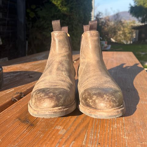 Meermin Chelsea Boot in C.F. Stead Gaucho Waxed Kudu