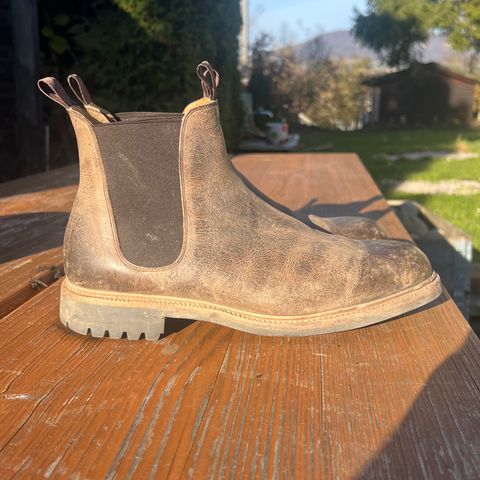 Meermin Chelsea Boot in C.F. Stead Gaucho Waxed Kudu
