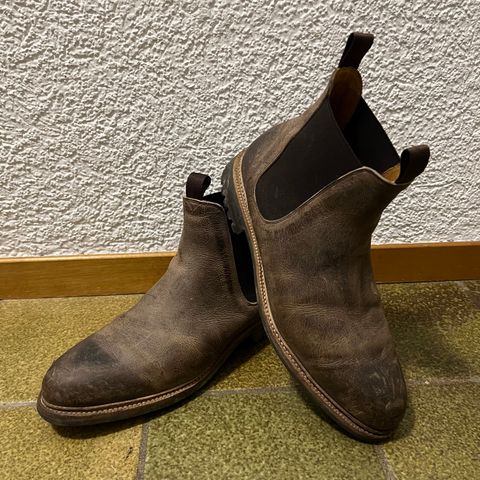 Meermin Chelsea Boot in C.F. Stead Gaucho Waxed Kudu