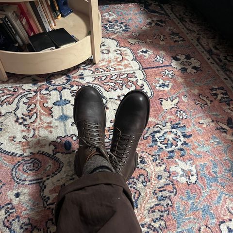 Viberg Service Boot in C.F. Stead Zulu Waxed Kudu
