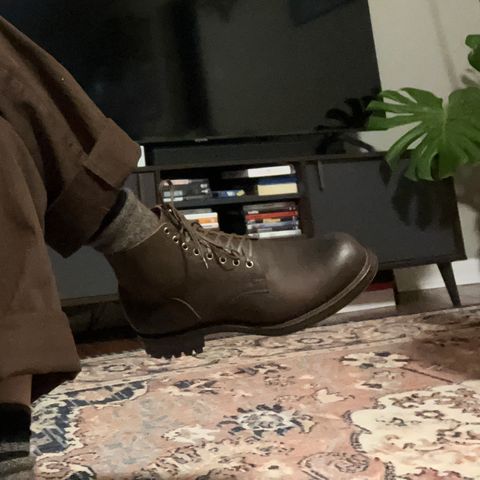 Viberg Service Boot in C.F. Stead Zulu Waxed Kudu