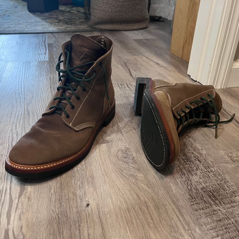 John Lofgren M-43 Service Shoes in Horween Natural Chromexcel Roughout