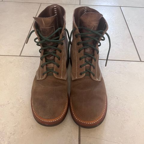 John Lofgren M-43 Service Shoes in Horween Natural Chromexcel Roughout