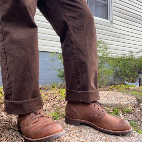 Red Wing Blacksmith in S.B. Foot Copper Rough and Tough