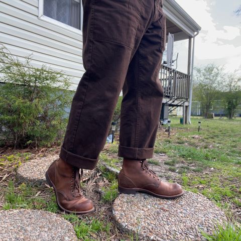 Red Wing Blacksmith in S.B. Foot Copper Rough and Tough