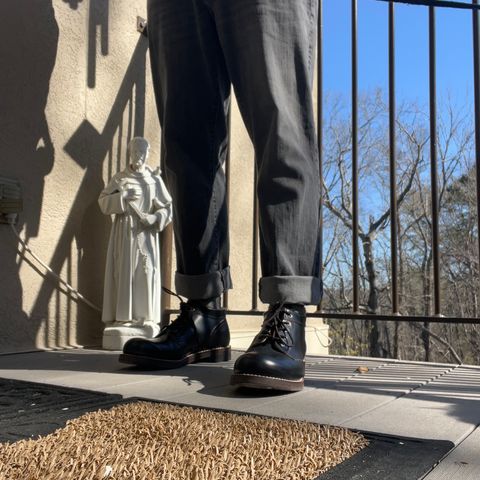 Rolling Dub Trio Coupen in Horween Black Chromexcel