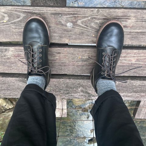Rolling Dub Trio Coupen in Horween Black Chromexcel