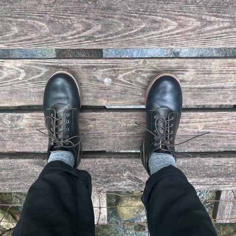 Rolling Dub Trio Coupen in Horween Black Chromexcel