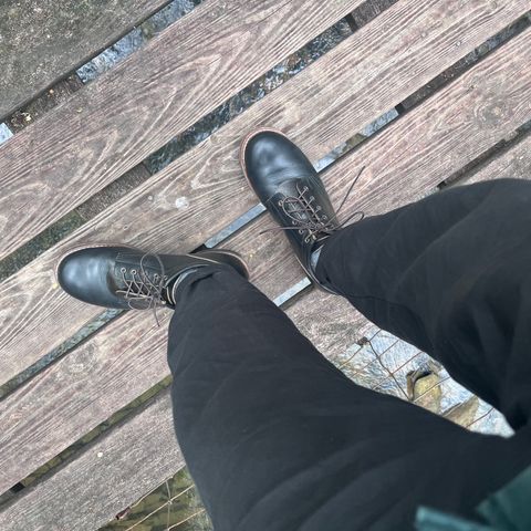 Rolling Dub Trio Coupen in Horween Black Chromexcel