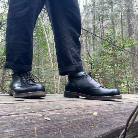 Rolling Dub Trio Coupen in Horween Black Chromexcel