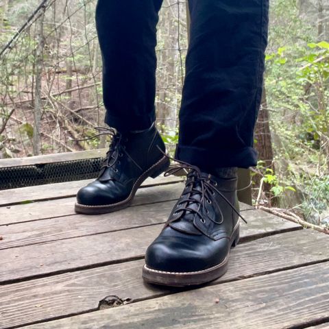 Rolling Dub Trio Coupen in Horween Black Chromexcel