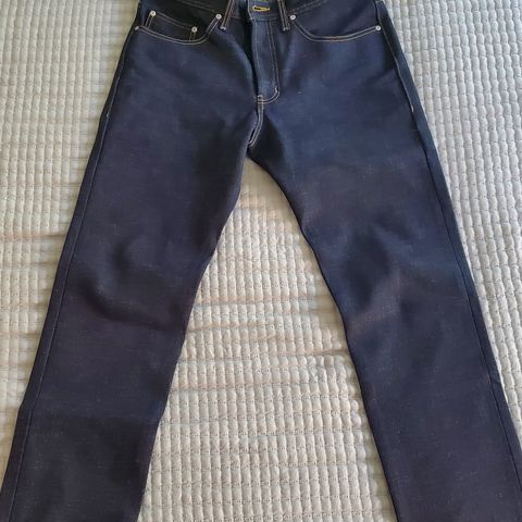 View photo of Naked and Famous Elephant 11 Grandielle in 20 Oz Denim