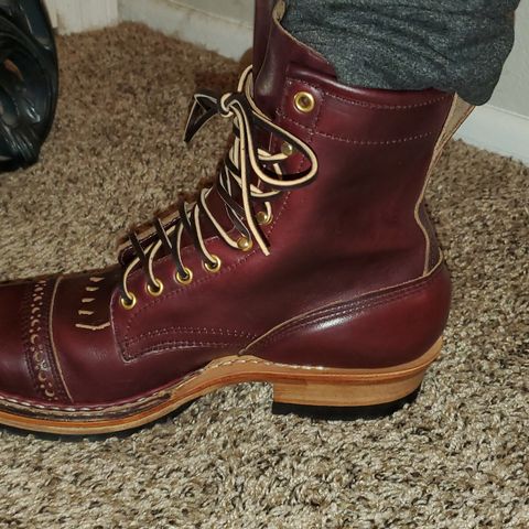 View photo of White's Bounty Hunter in Horween Burgundy Chromexcel