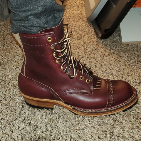 View photo of White's Bounty Hunter in Horween Burgundy Chromexcel