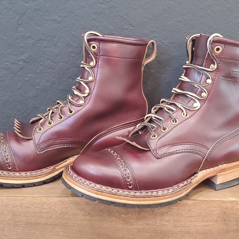 View photo of White's Bounty Hunter in Horween Burgundy Chromexcel