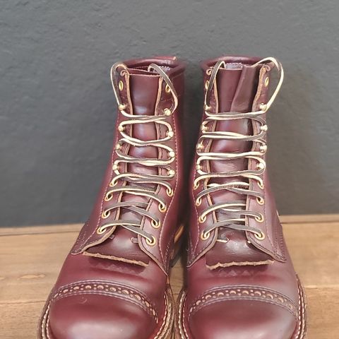 View photo of White's Bounty Hunter in Horween Burgundy Chromexcel