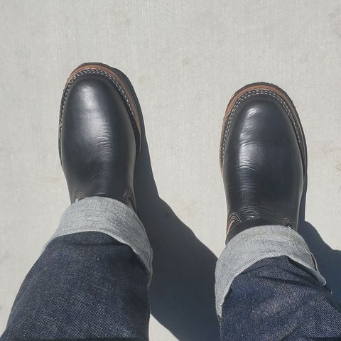 Wesco Mister Lou in Horween Black Chromexcel Horsehide