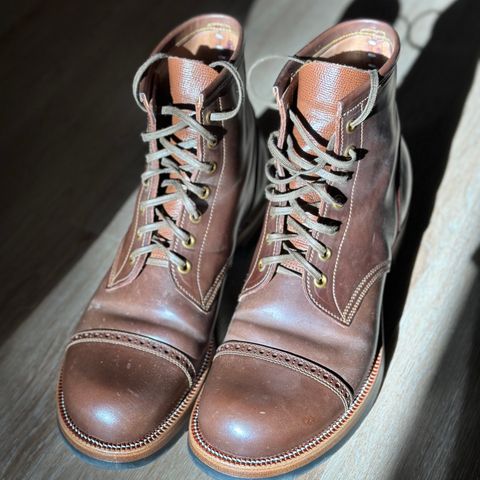 Iron Boots 5515 in Maryam Brown Shell Cordovan