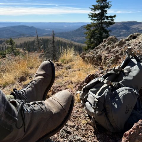 Grant Stone Cap Toe Boot in C.F. Stead Frost Waxed Commander