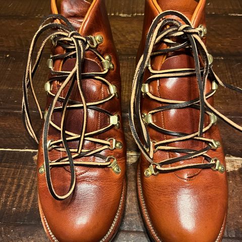 Viberg Hiker in Horween Natural Dublin