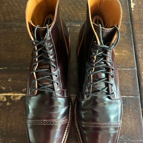 Viberg Service Boot in Horween Color 8 Shell Cordovan