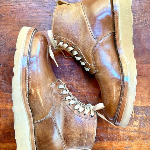 Viberg Scout Boot in Horween Natural Cypress