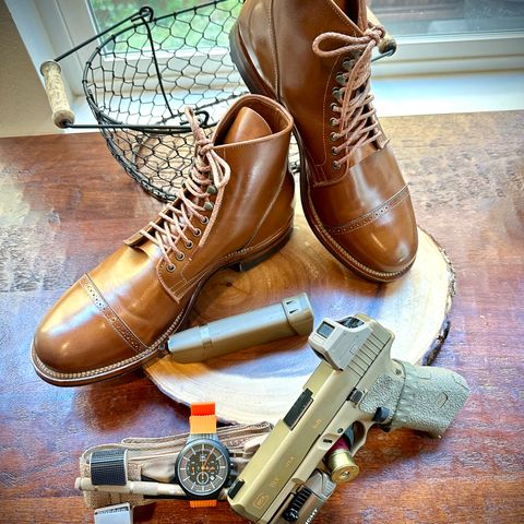 Viberg Service Boot BCT in ANNONAY VOCALAU TAN FRENCH CALF