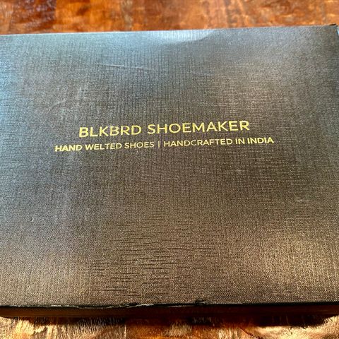 BLKBRD Luchador Service Boot in Maryam Navy Horsehide
