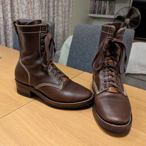 Willie's Handmade Boots Boondocker in Horween Brown Chromexcel