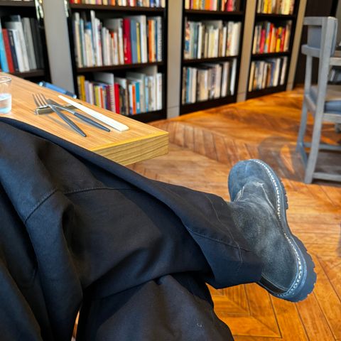 Guidi Nonnative x Undercover Center Zip Boots in Guidi Horse Roughout