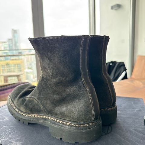 Guidi Nonnative x Undercover Center Zip Boots in Guidi Horse Roughout