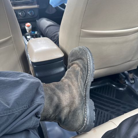 Guidi Nonnative x Undercover Center Zip Boots in Guidi Horse Roughout