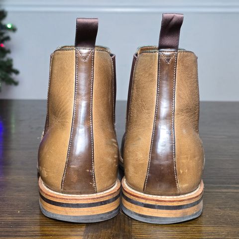 Grant Stone Chelsea Boot in Horween Dune Chromexcel