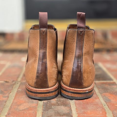 Grant Stone Chelsea Boot in Horween Dune Chromexcel