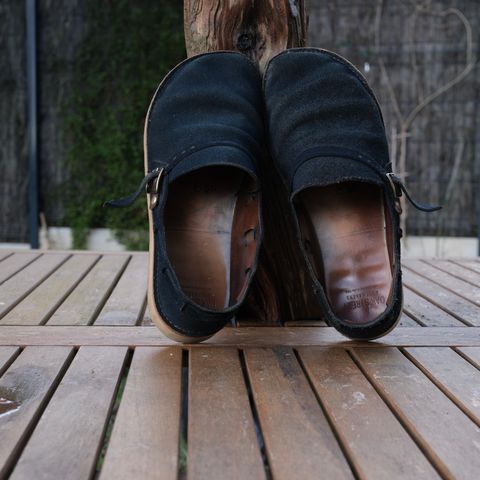 Oak Street Bootmakers Country Loafer in Horween Natural Indigo Chromexcel Roughout