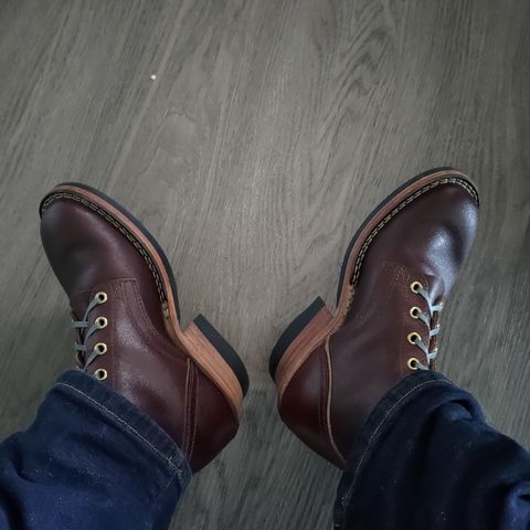 Nicks MTO in Horween Tan Waxed Flesh