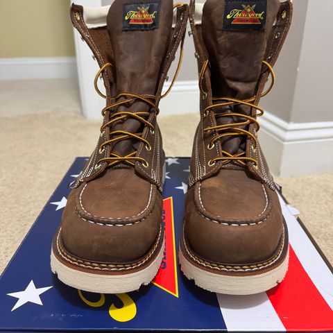 Thorogood American Heritage 8" Moc Toe in Seidel Trail Crazy Horse