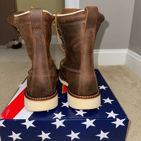 Thorogood American Heritage 8" Moc Toe in Seidel Trail Crazy Horse