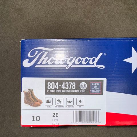 Thorogood American Heritage 8" Moc Toe in Seidel Trail Crazy Horse