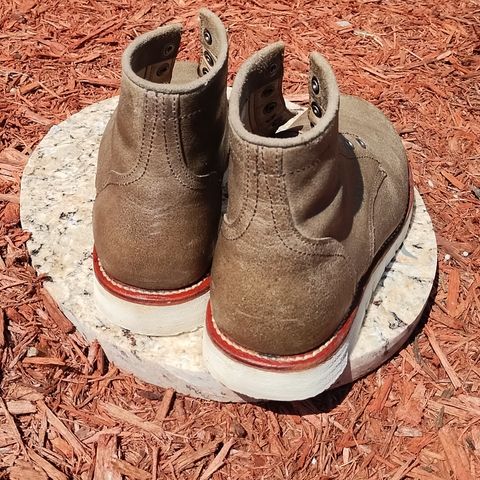 Georgia Boot Small Batch Casual Boot in Gray Rough Out