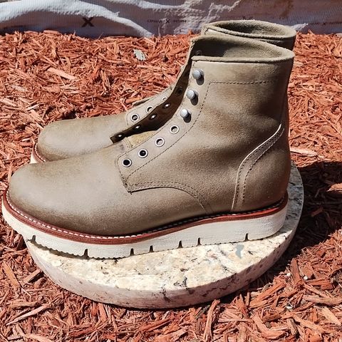 Georgia Boot Small Batch Casual Boot in Gray Rough Out