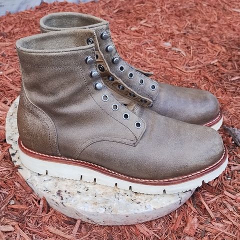 Georgia Boot Small Batch Casual Boot in Gray Rough Out