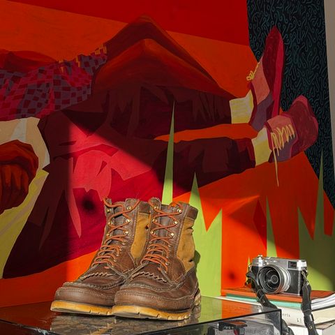 Russell Moccasin Joe's PH in Weathered Oak Timberjack