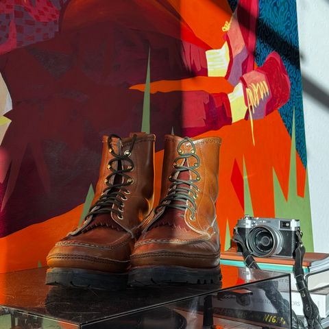 Russell Moccasin Custom Backcountry Triple Vamp in S.B. Foot Chestnut