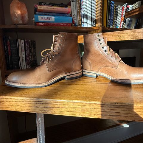 Oak Street Bootmakers Trench Boot in Horween Natural Chromexcel