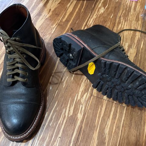 Grant Stone Cap Toe Boot in C.F. Stead Forest Kudu