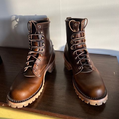 View photo of Nicks Lace Up Heritage in Shackleton Cognac